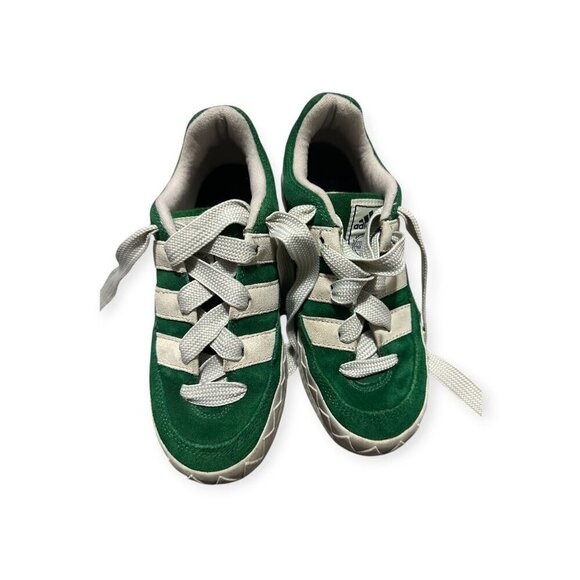 Vintage‎ 1996 Adidas Adimatic Sneakers – Japan Exclusive, Green Suede, Sz 6.5US - Picture 3 of 14